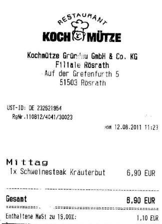 mprz Hffner Kochmtze Restaurant